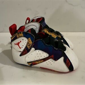Infant Crib Baby Shoe Air Jordan 7 “Nothing But Net” Size 3C 305076-142